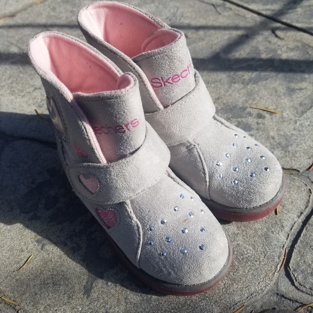 Skechers Light Up Boots - Toddler Size 8